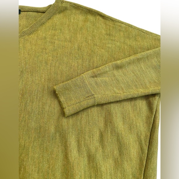 Eileen Fisher Merino Wool Sweater SMALL Boxy High Low Hem Cottagecore Lagenlook - Picture 10 of 16
